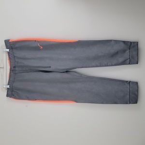 Nike Gray & Orange Athletic Pants 36.5W X 28L Mens XXL
